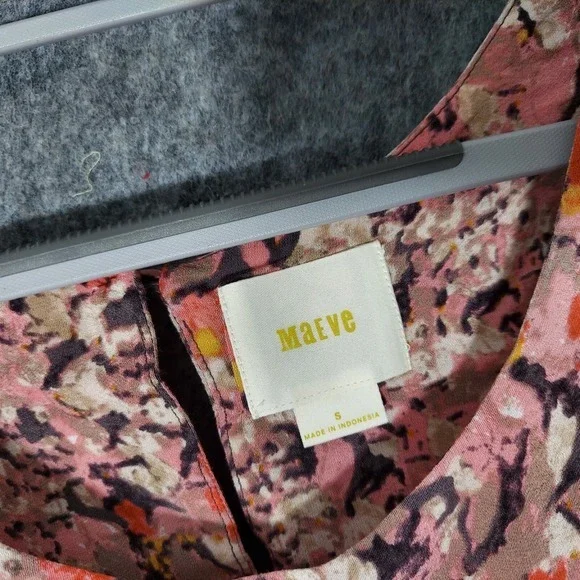 Maeve Top S Cold Shoulder Ruffle Dainty‎ Floral  Lightweight Cottage Boho Garden - Picture 16 of 16